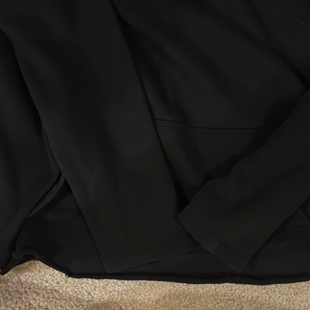 PINK Victoria's Secret Black Quarter-Zip Pullover - Picture 3 of 4